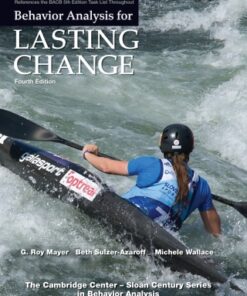 Behavior Analysis for Lasting Change 4th Edition - Original PDF