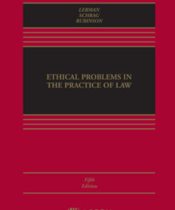 Ethical Problems in the Practice of Law 5th Edition - Original PDF
