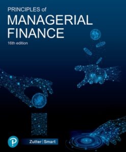 Principles of Managerial Finance 16th Edition - Original PDF