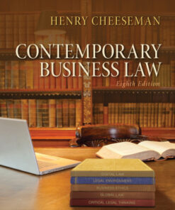 Contemporary Business Law 8th Edition - Original PDF