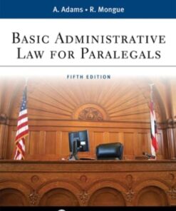 Basic Administrative Law for Paralegals 5th edition - Original PDF