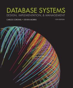 Database Systems: Design, Implementation, & Management 13th Edition - Original PDF