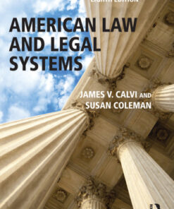 American Law and Legal Systems 8th Edition - Original PDF