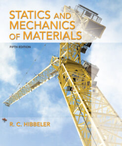 Statics and Mechanics of Materials 5th Edition - Original PDF
