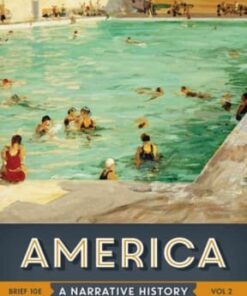 America: A Narrative History, Brief Volume 2 10th edition - Original PDF