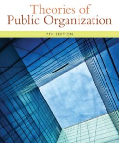 Theories of Public Organization 7th Edition - Original PDF
