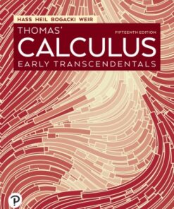 Thomas' Calculus: Early Transcendentals 15th Edition - Original PDF