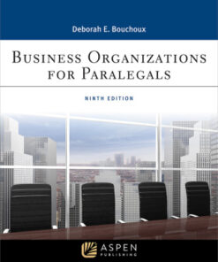 Business Organizations for Paralegal 9th Edition - Original PDF