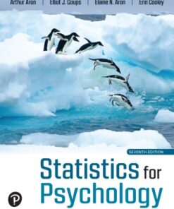 Statistics for Psychology 7th Edition - Original PDF