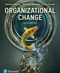 Organizational Change 6th Edition - Original PDF