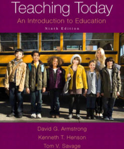 Teaching Today: An Introduction to Education 9th Edition - Original PDF