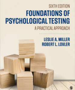 Foundations of Psychological Testing: A Practical Approach 6th Edition - Original PDF