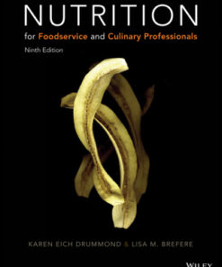 Nutrition for Foodservice and Culinary Professionals 9th Edition - Original PDF