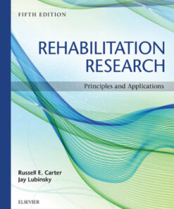 Rehabilitation Research, Principles and Applications 5th Edition - Original PDF