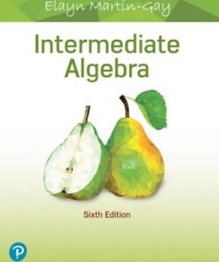 Intermediate Algebra 6th Edition - Original PDF