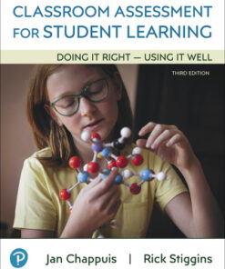 Classroom Assessment for Student Learning 3rd Edition Doing It Right - Using It Well - Original PDF
