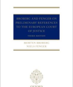 Broberg and Fenger on Preliminary References to the European Court of Justice 3rd Edition - Original PDF