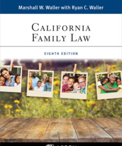 California Family Law 8th Edition - Original PDF