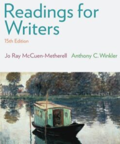Readings for Writers 15th Edition - Original PDF