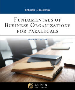 Fundamentals of Business Organizations for Paralegals 7th Edition - Original PDF