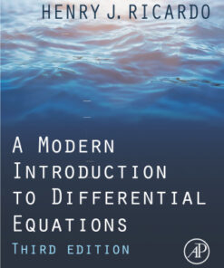 (Instant Download) A Modern Introduction to Differential Equations 3rd Edition - Original PDF