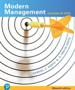 Modern Management: Concepts and Skills 15th Edition - Original PDF