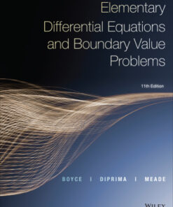 Elementary Differential Equations and Boundary Value Problems 11th Edition - Original PDF