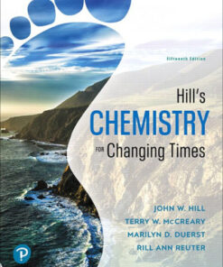 Hill's Chemistry for Changing Times 15th Edition - Original PDF