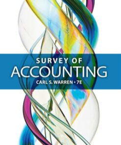 Survey of Accounting 7th Edition - Original PDF