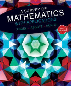 A Survey of Mathematics with Applications 10th Edition - Original PDF