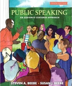 Public Speaking: An Audience-Centered Approach 10th edition - Original PDF