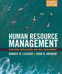 Human Resource Management: Functions, Applications, and Skill Development 4th Edition - Original PDF