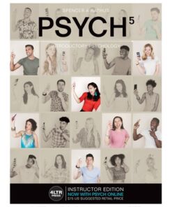 PSYCH 5, Introductory Psychology 5th Edition - Original PDF