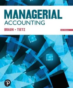 Managerial Accounting 6th Edition - Original PDF