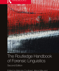 The Routledge Handbook of Forensic Linguistics 2nd Edition - Original PDF