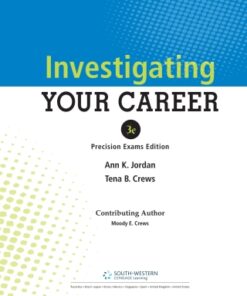 Investigating Your Career, Updated Precision Exams Edition 3rd Edition - Original PDF