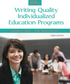 IEPs: Writing Quality Individualized Education Programs 3rd Edition - Original PDF