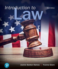 Introduction to Law 6th Edition - Original PDF