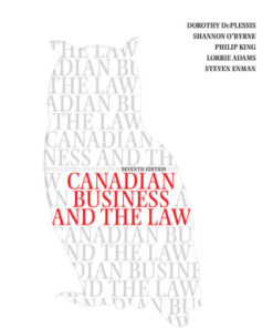 Canadian Business and the Law 7th Edition - Original PDF