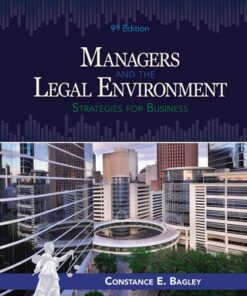 Managers and the Legal Environment 9th Edition - Original PDF
