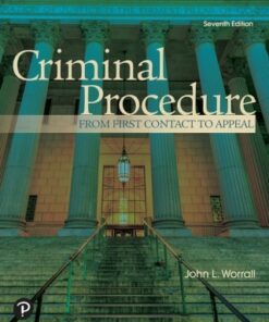 Criminal Procedure: From First Contact to Appeal 7th Edition - Original PDF