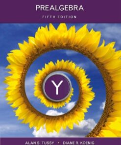 Prealgebra 5th Edition - Original PDF