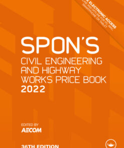 Spon's Civil Engineering and Highway Works Price Book 2022 36th Edition - Original PDF
