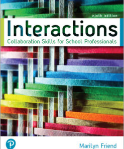 Interactions: Collaboration Skills for School Professionals 9th Edition - Original PDF