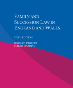Family and Succession Law in England and Wales 6th Edition - Original PDF