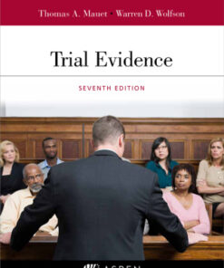 Trial Evidence 7th Edition - Original PDF