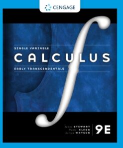 Single Variable Calculus: Early Transcendentals 9th Edition - Original PDF