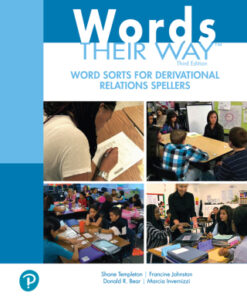 Words Their Way Word Sorts for Derivational Relations Spellers 3rd Edition - Original PDF