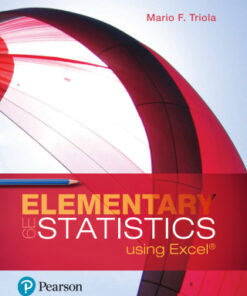 Elementary Statistics Using Excel 6th Edition - Original PDF