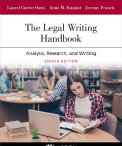 The Legal Writing Handbook: Analysis, Research, and Writing 8th Edition - Original PDF